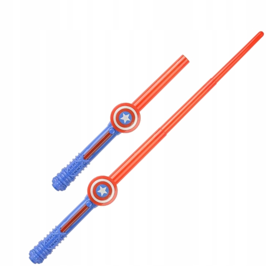 MIECZ ŚWIETLNY SKŁADANY KAPITAN AMERYKA DŹWIĘKI