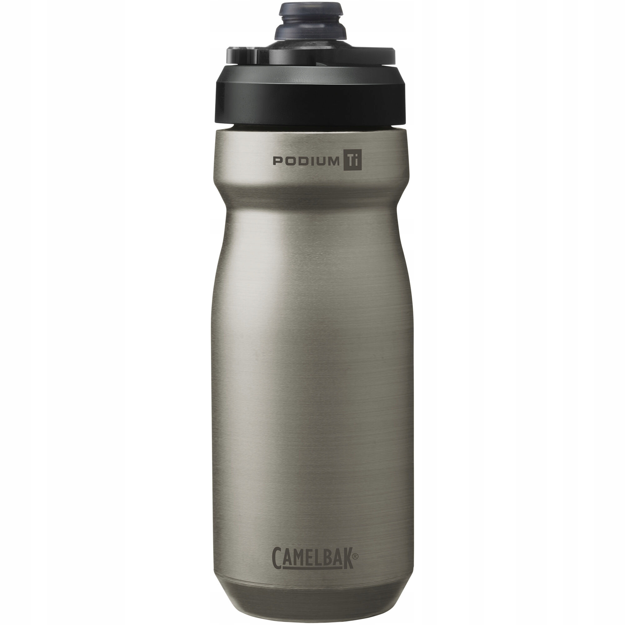 Lahev Na Pití na kolo Camelbak Podium Insulated Titanium 530 ml titanová izolace