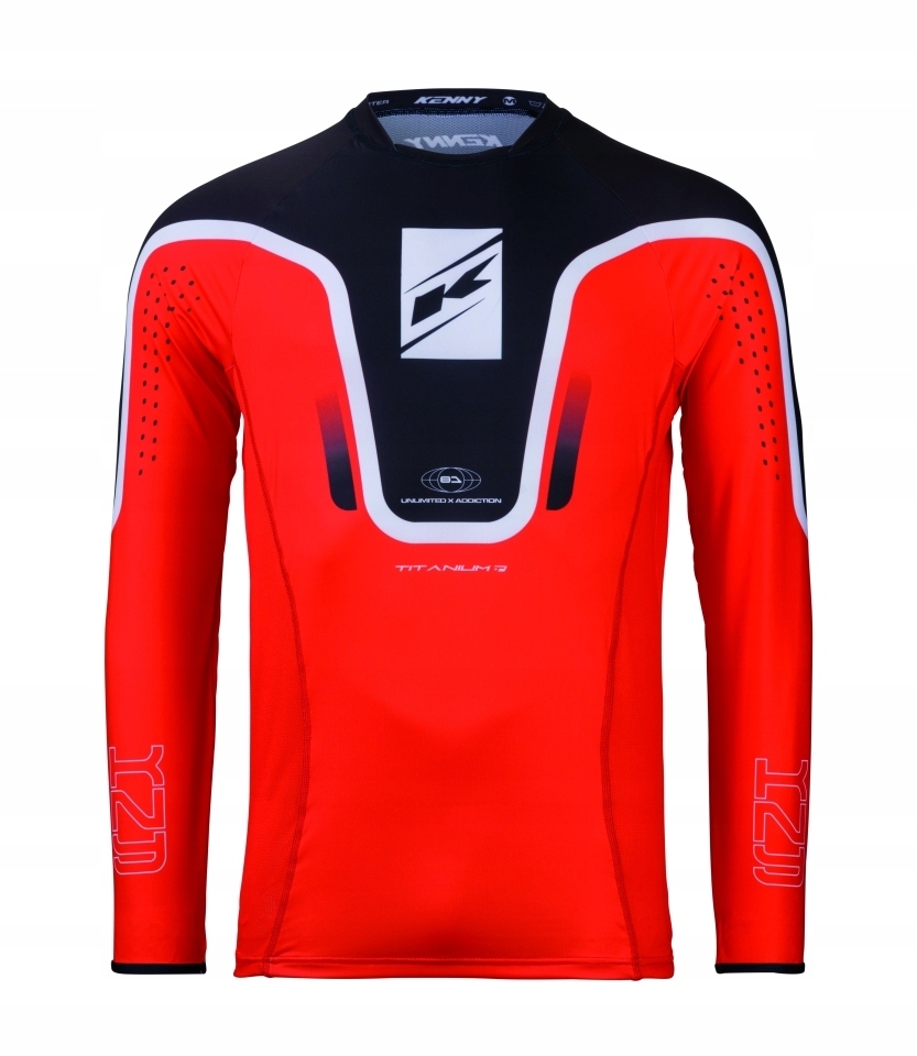 Kenny Racing Tričko Cross/enduro Titanium Red Farba Červená Veľkosť XL