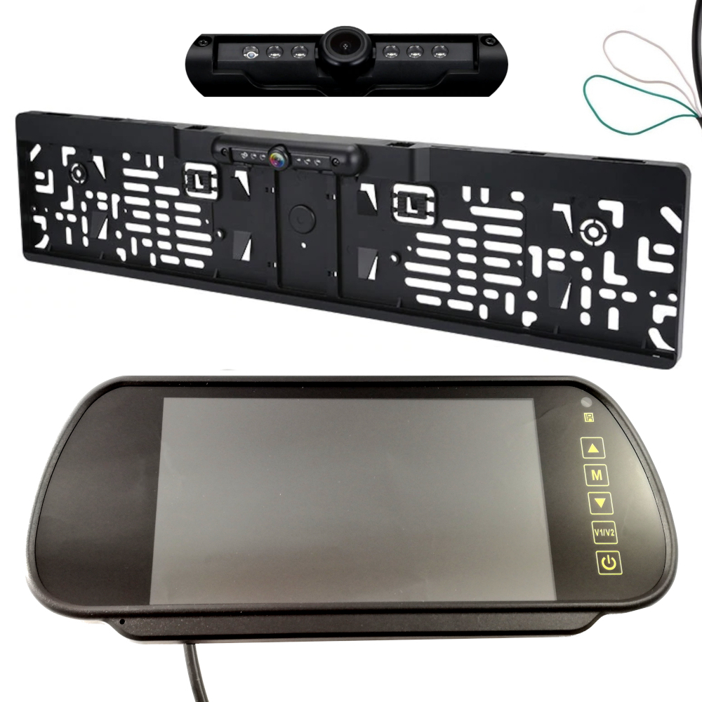 Монитор 7 дюймов Камера в рамке передний задний светодиодный комплект