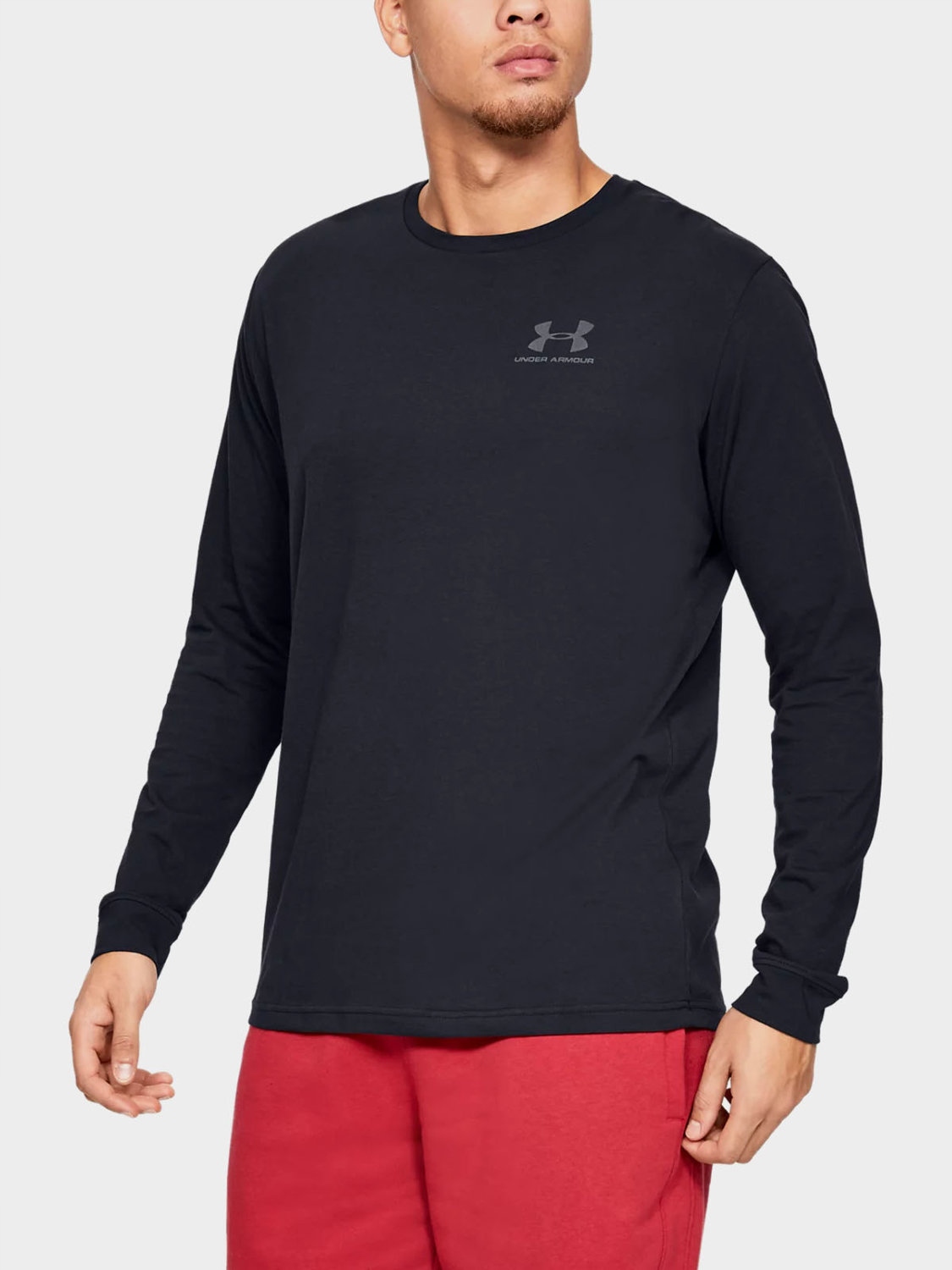 KOSZULKA UNDER ARMOUR LONGSLEEVE DŁUGI RĘKAW PRZEWIEWNA BAWEŁNA 1329585-001 Marka Under Armour