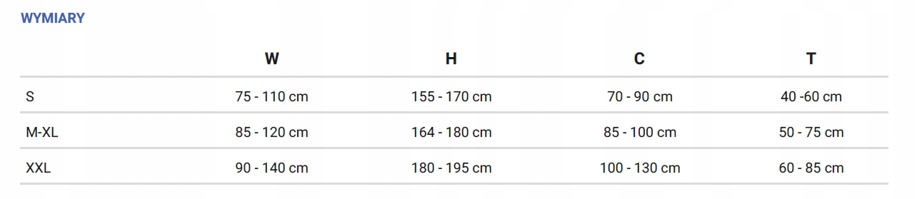 SZELKI BEZPIECZEŃSTWA P-80EmX Rozmiar XXL Stan opakowania oryginalne