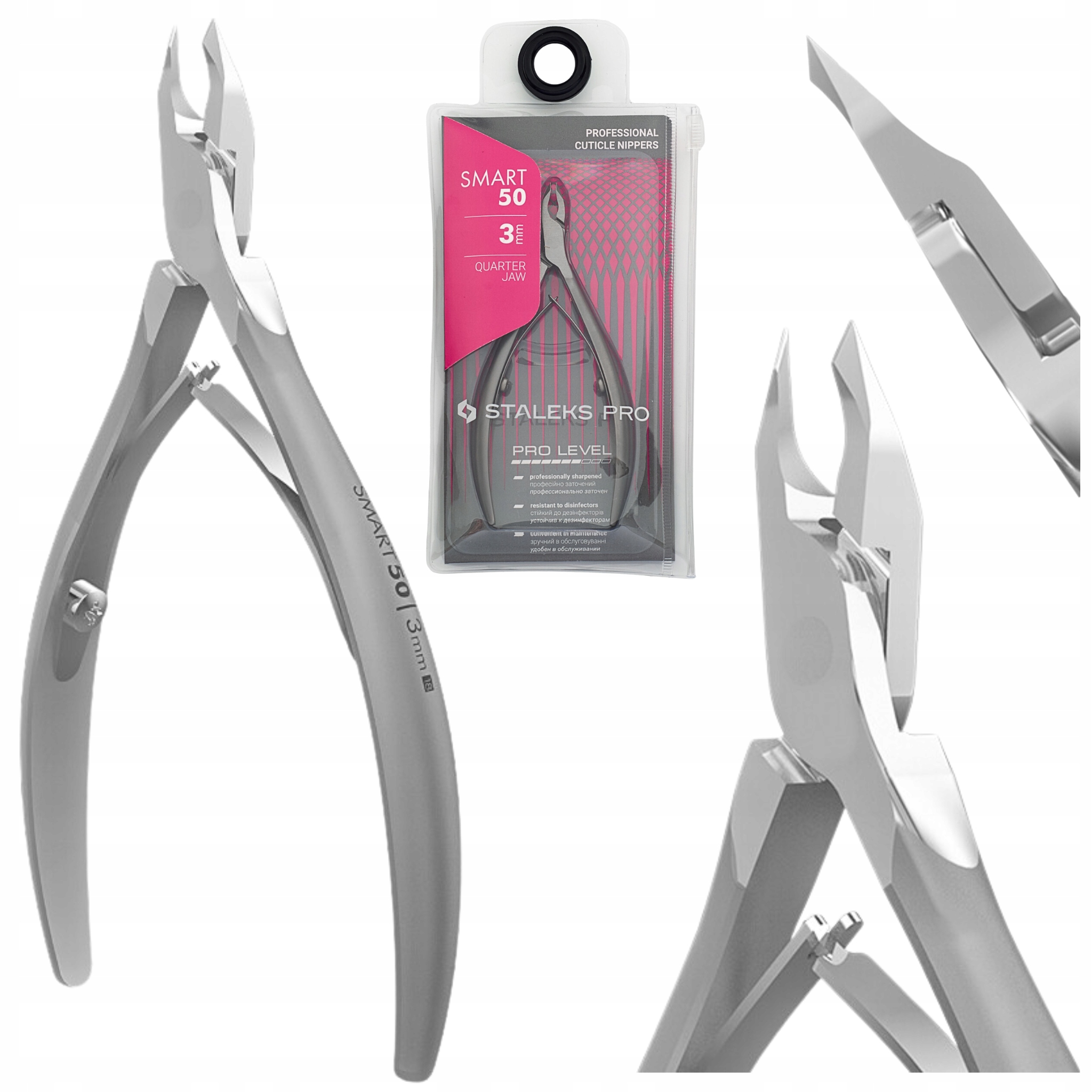 Staleks Pro Smart Profesionální kleště na kůži Smart 50 3 mm NS-50-3