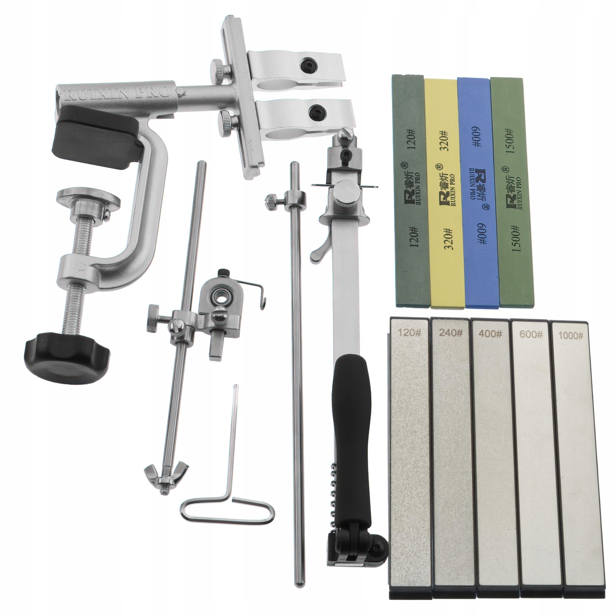 Ostrzałka systemowa Ruixin Pro RX-009 + Diamenty Gradacja poniżej 200 200-400 401-600 1001-2000