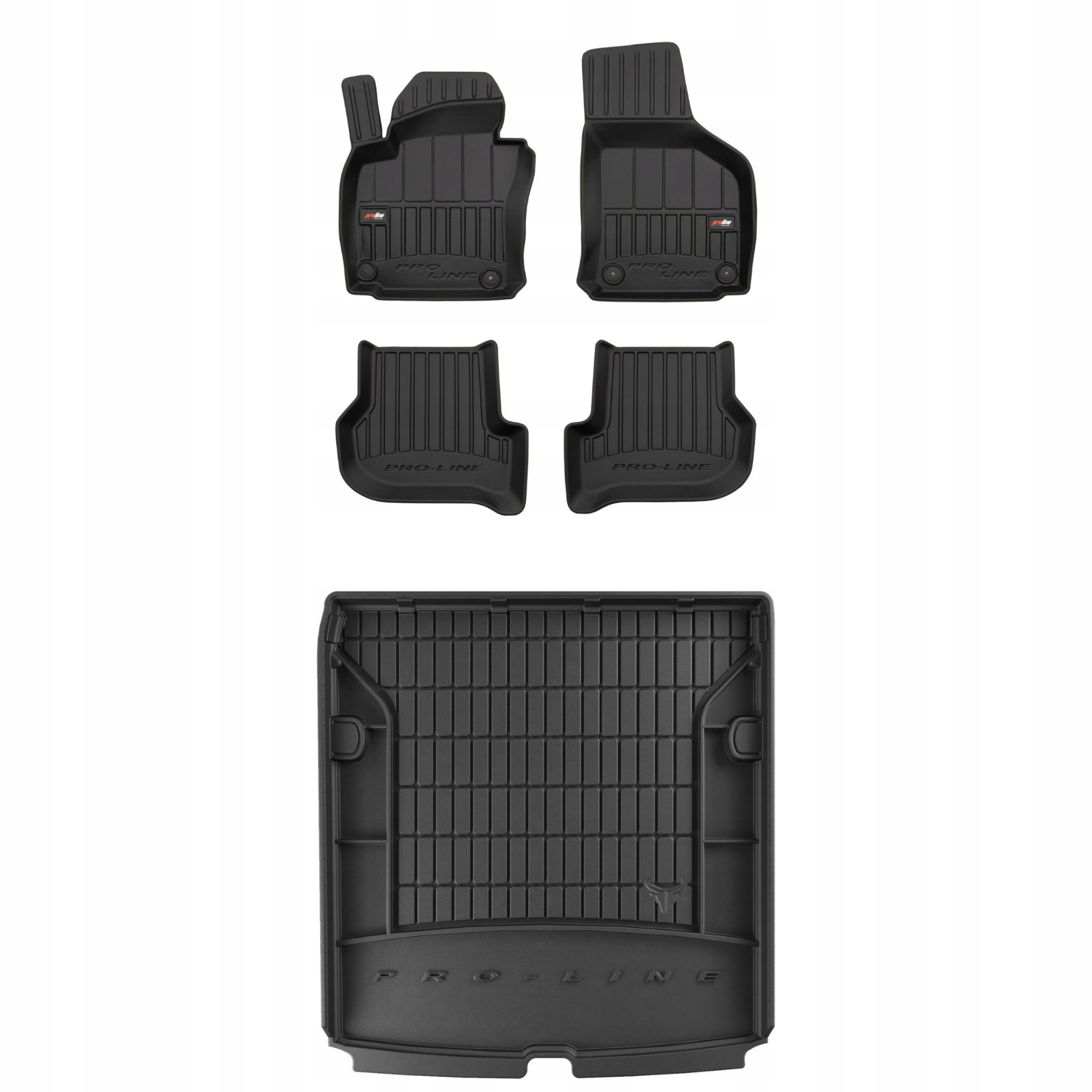 Sada gumových kobercov a rohoží pre Škoda Octavia II 2004-2013