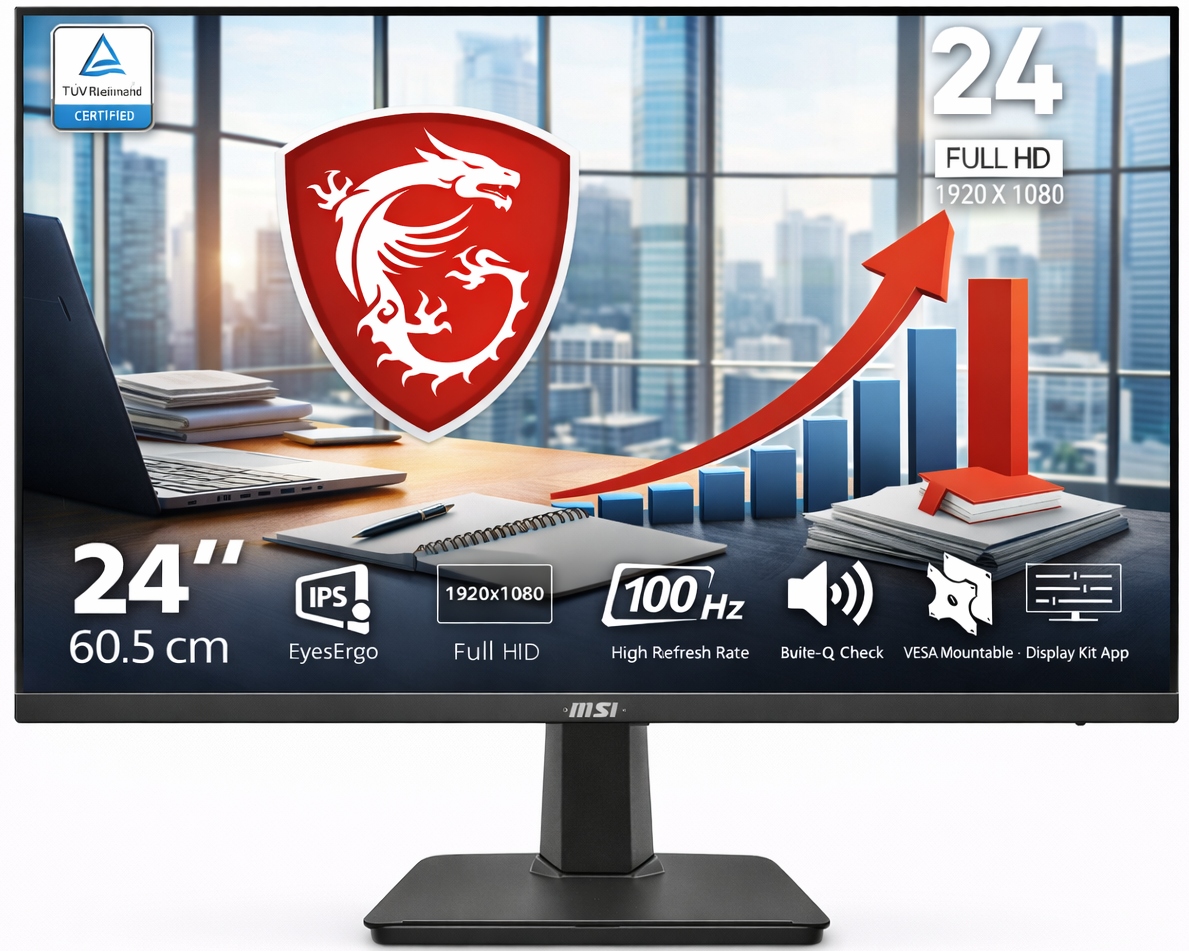 Monitor Pro MP245G 23.8" Ips Fhd 100Hz Led głośniki Vesa czarny