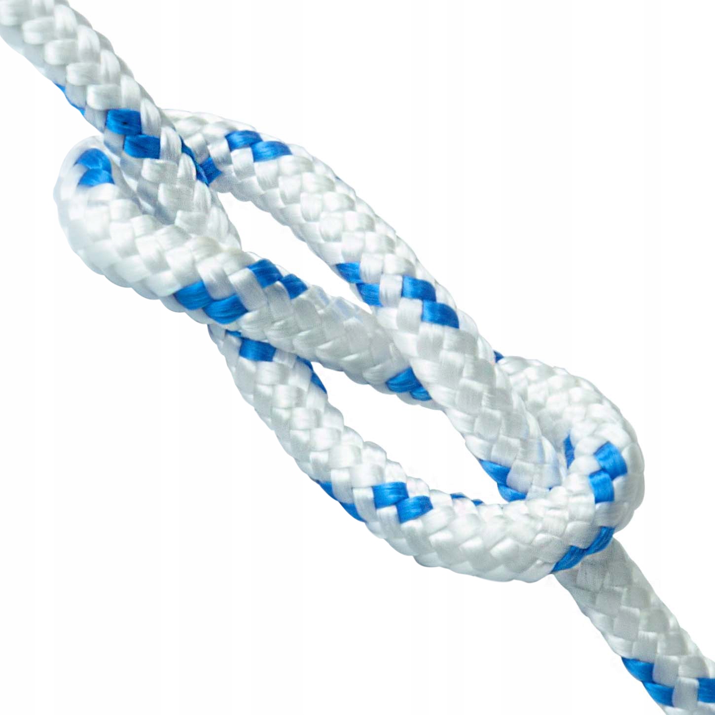 Lina Linka polipropylenowa pleciona żeglarska BIAŁA 6mm 2m