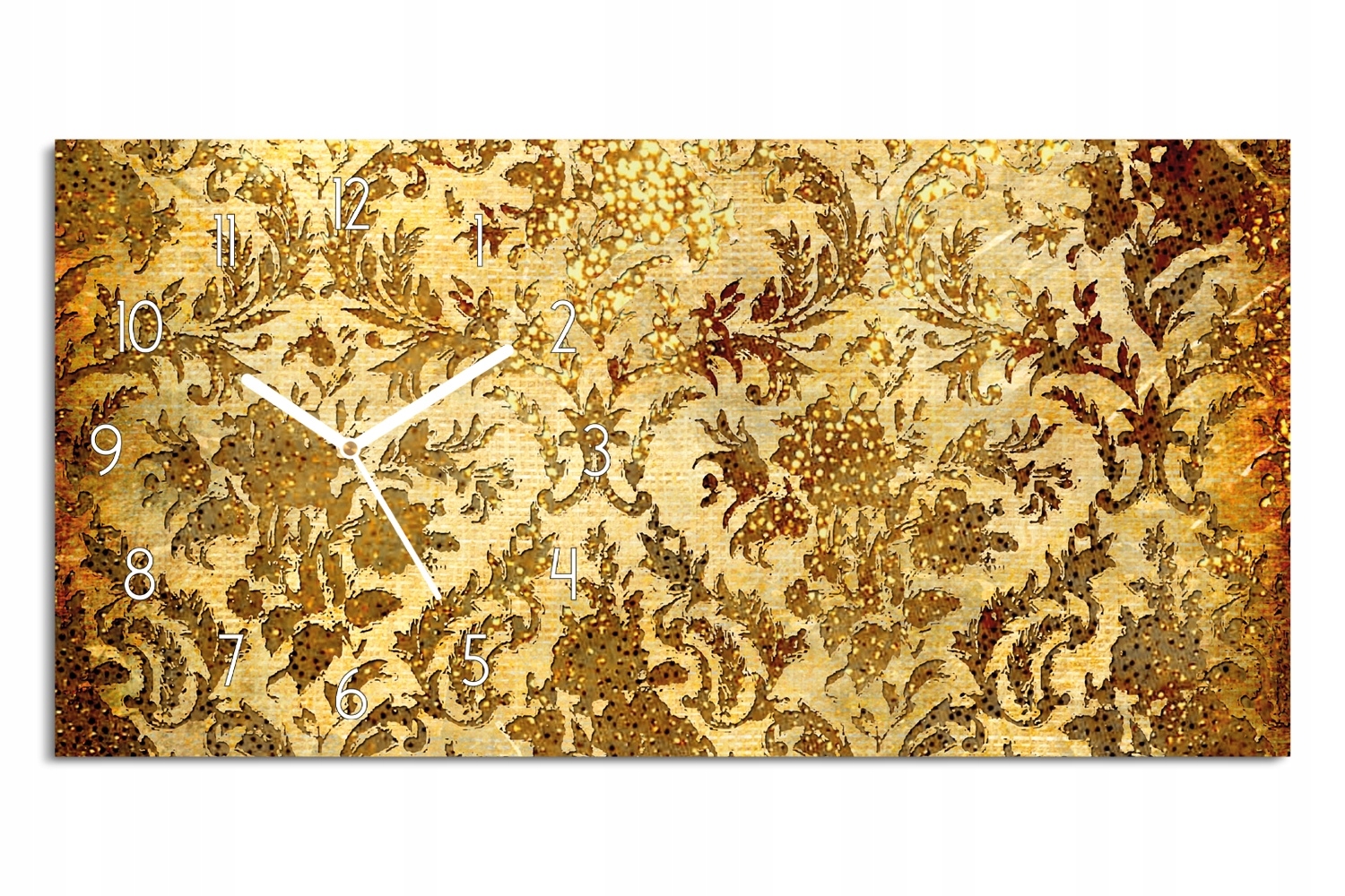 kancelářské hodiny s obrazem 60x30 Textura vzor tichý