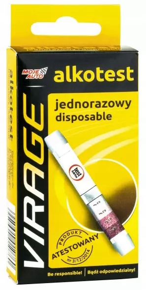 

Moje Auto Alkomat Jednorazowy Alkotest 1 Szt