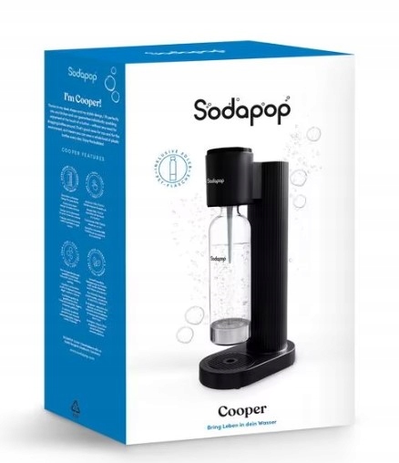 Výrobník sody Sodapop Černý