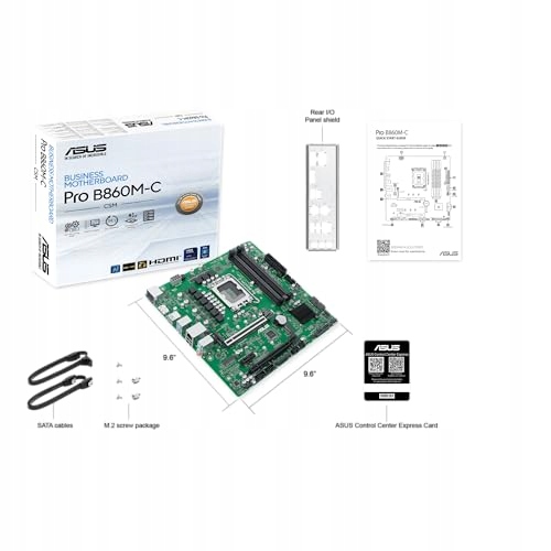 ASUS PRO B760M-C CSM Płyta Główna Intel LGA1700 DDR5 PCIe 4.0 mATX — miniatura 3