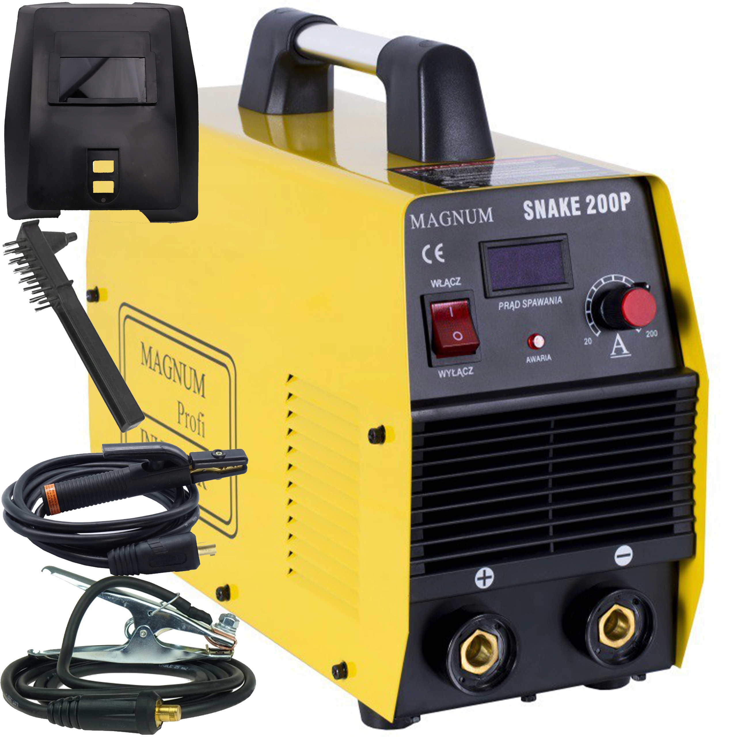 Svářečka Magnum Snake 200 P II Mma Tig Lift Igbt 200A 230V