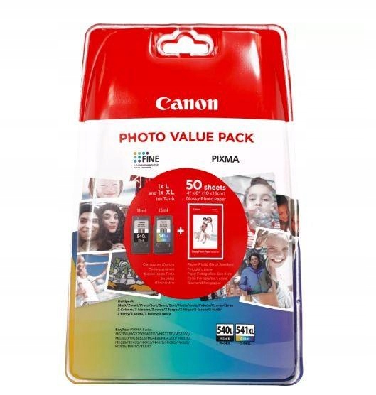 Sada atramentov Canon Pg 540L/CL-541XL fotopapier