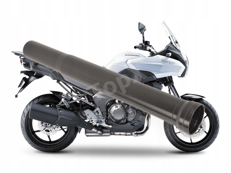 TopX Goleń Trubka laga tlumič Odpružení Kawasaki Versys 1000 11+ 1 Ks