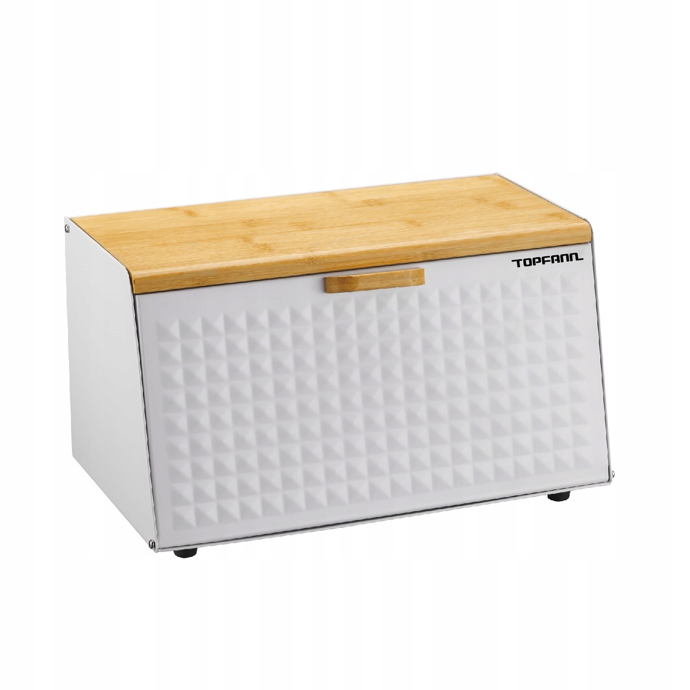 

Duży Chlebak Pojemnik Na Pieczywo Metalowy Biały