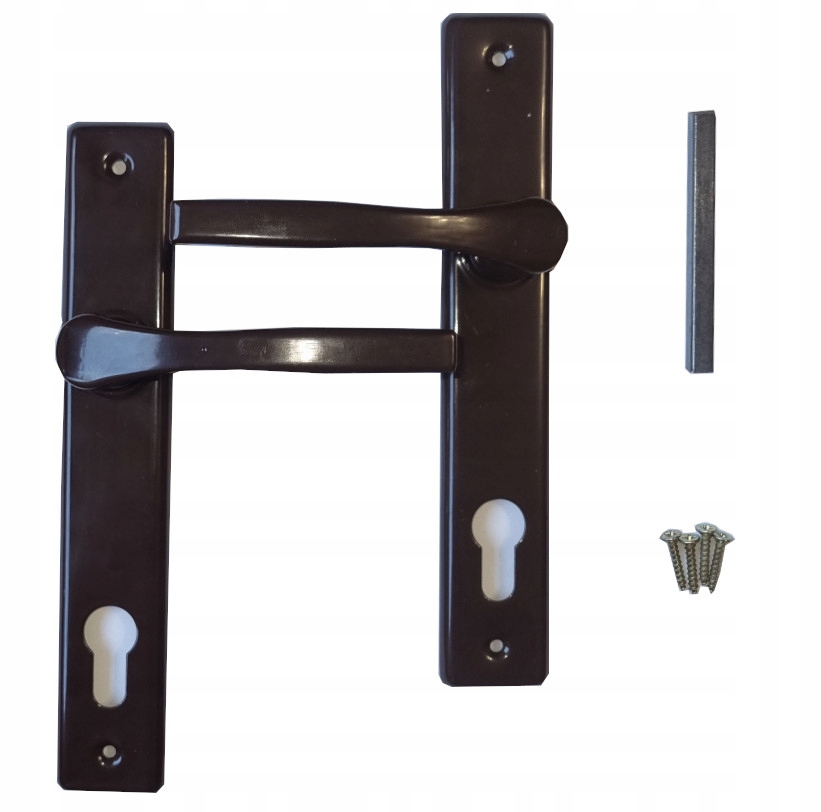 

Klamka Do Furtki Bramki 90 Wkład Brąz Wąski Szyld