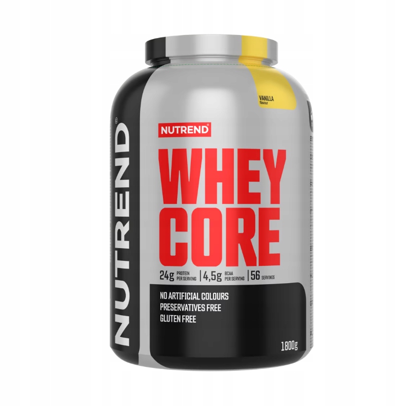 Syrovátkový Protein Nutrend Whey Core Vanilkový Bez Lepku Regenerace 1800 g