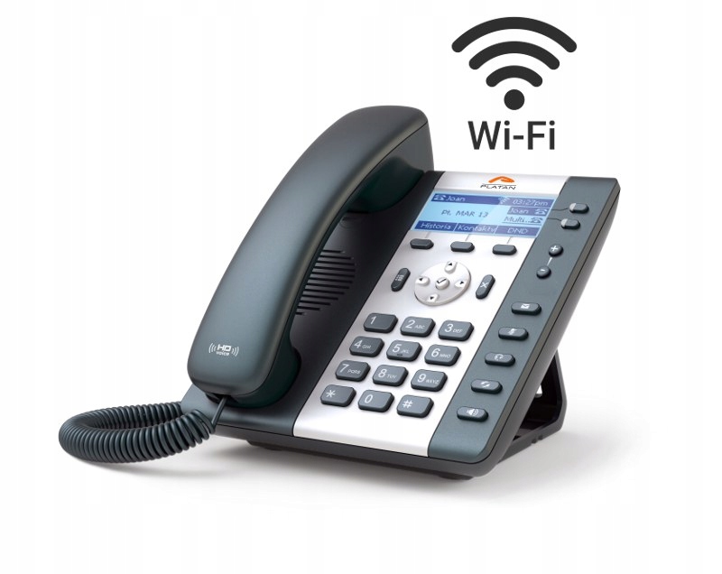 Platan IP-T202W telefon VoIP z WiFi i zasilaczem