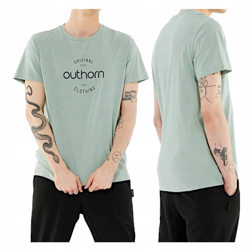

Outhorn Koszulka Męska Turkusowa T-Shirt Rozm. M