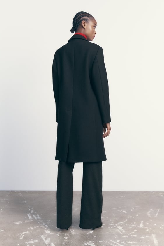 ZARA PŁASZCZ O MĘSKIM KROJU LIMITED EDITION XS Rozmiar XS