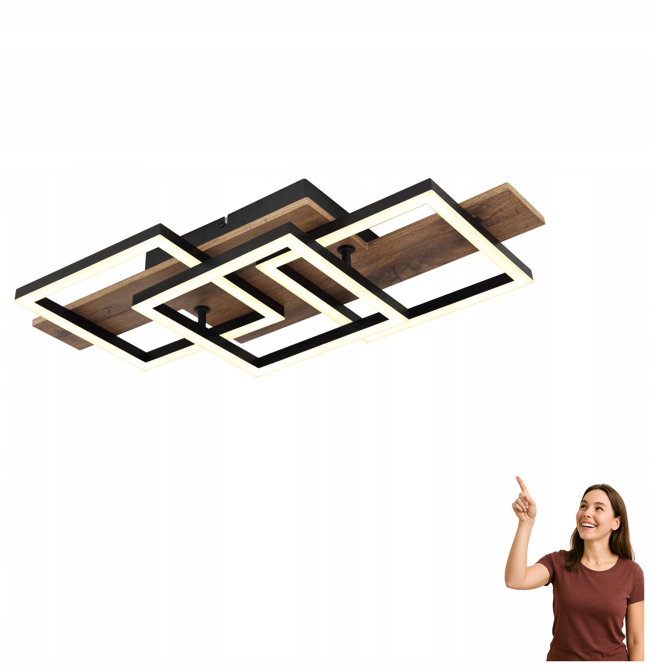 Led stropná lampa 24W Jeffry 67350-24 Globo