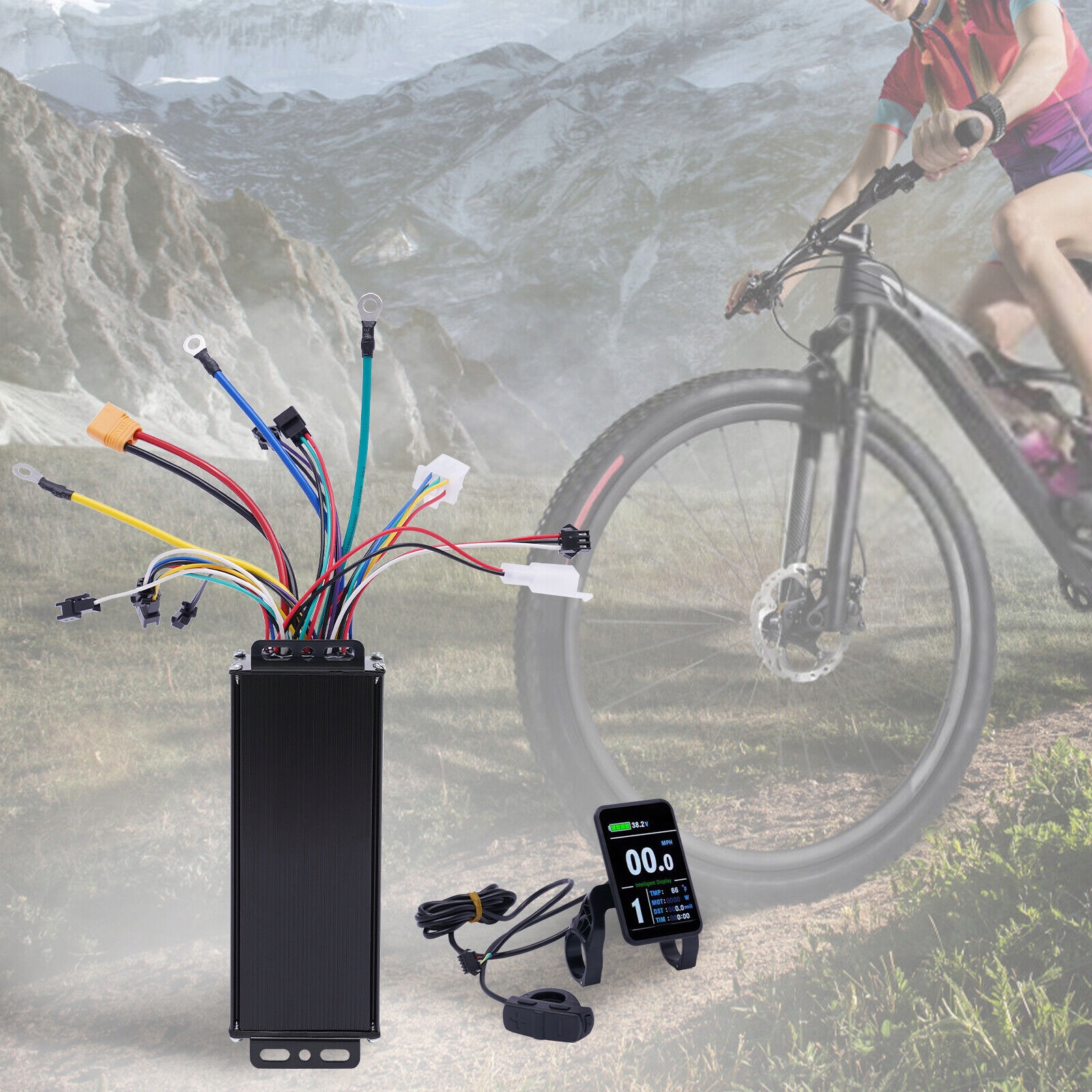 1200W ELEKTRYCZNY ROWER LCD KONTROLER ROWERU ELEKTRYCZNEGO ZESTAW 48V Kod producenta TJA02753