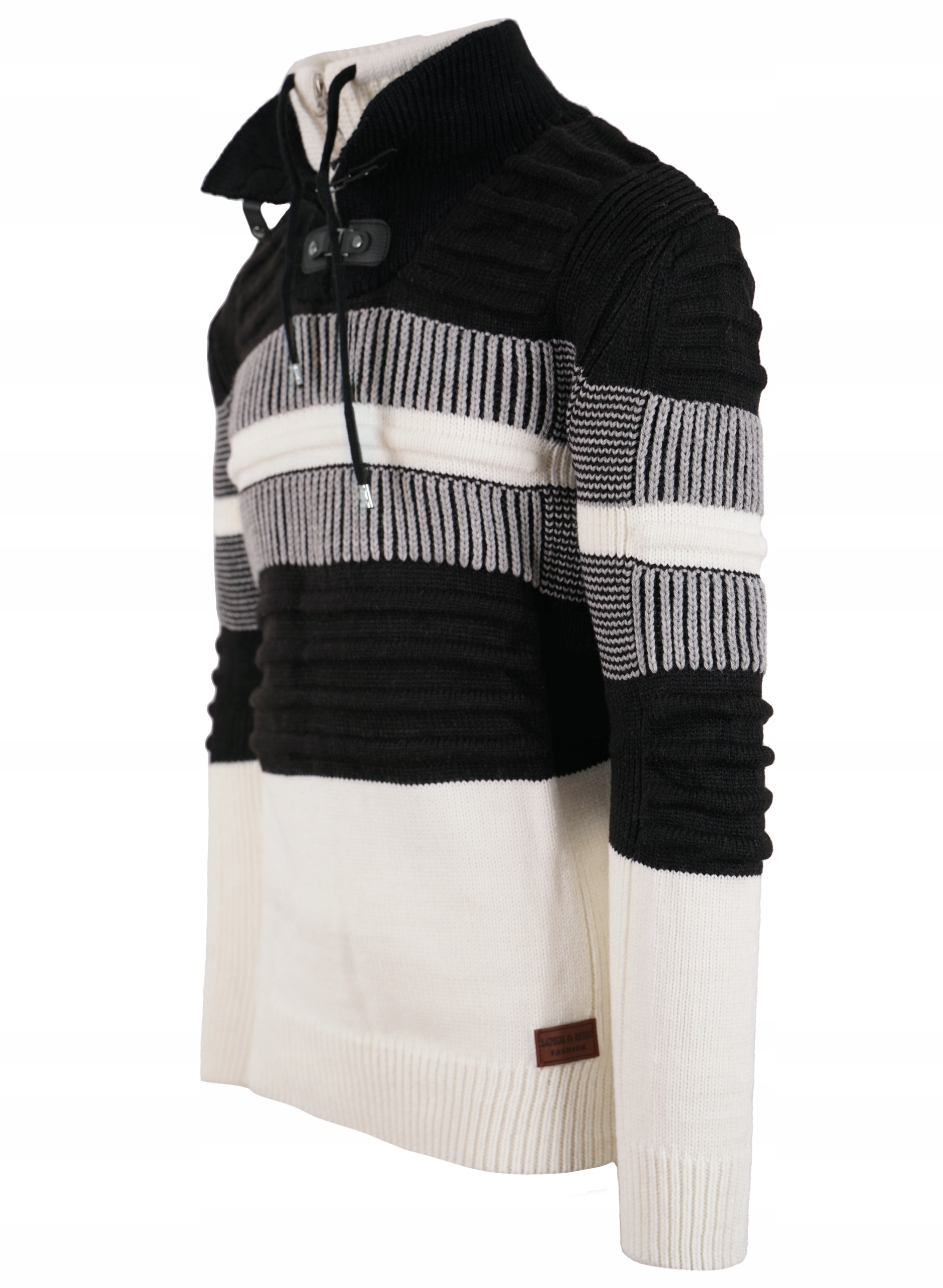 SWETER WEŁNIANY GRUBY MĘSKI CIEPŁY GOLF STÓJKA 3XL Rozmiar 3XL