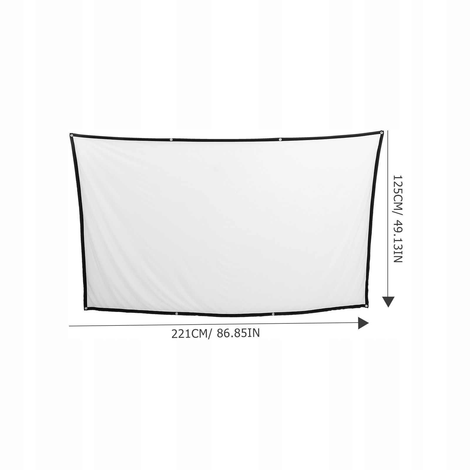 Outdoor Projector Projection Screen Portable Marka bez marki