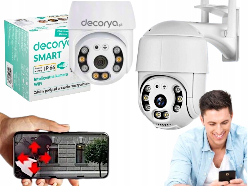 Kamera Venkovní Vnitřní WiFi Full Hd na Terasa Balkon Zahrada