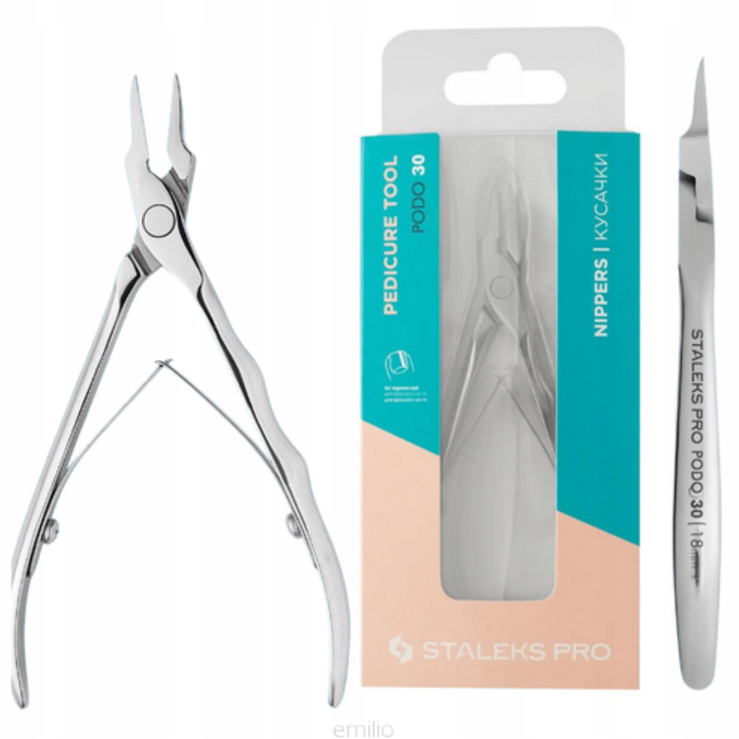 Staleks Podo Profesionální kleště na zarůstající nehty 18 mm NP-30-18