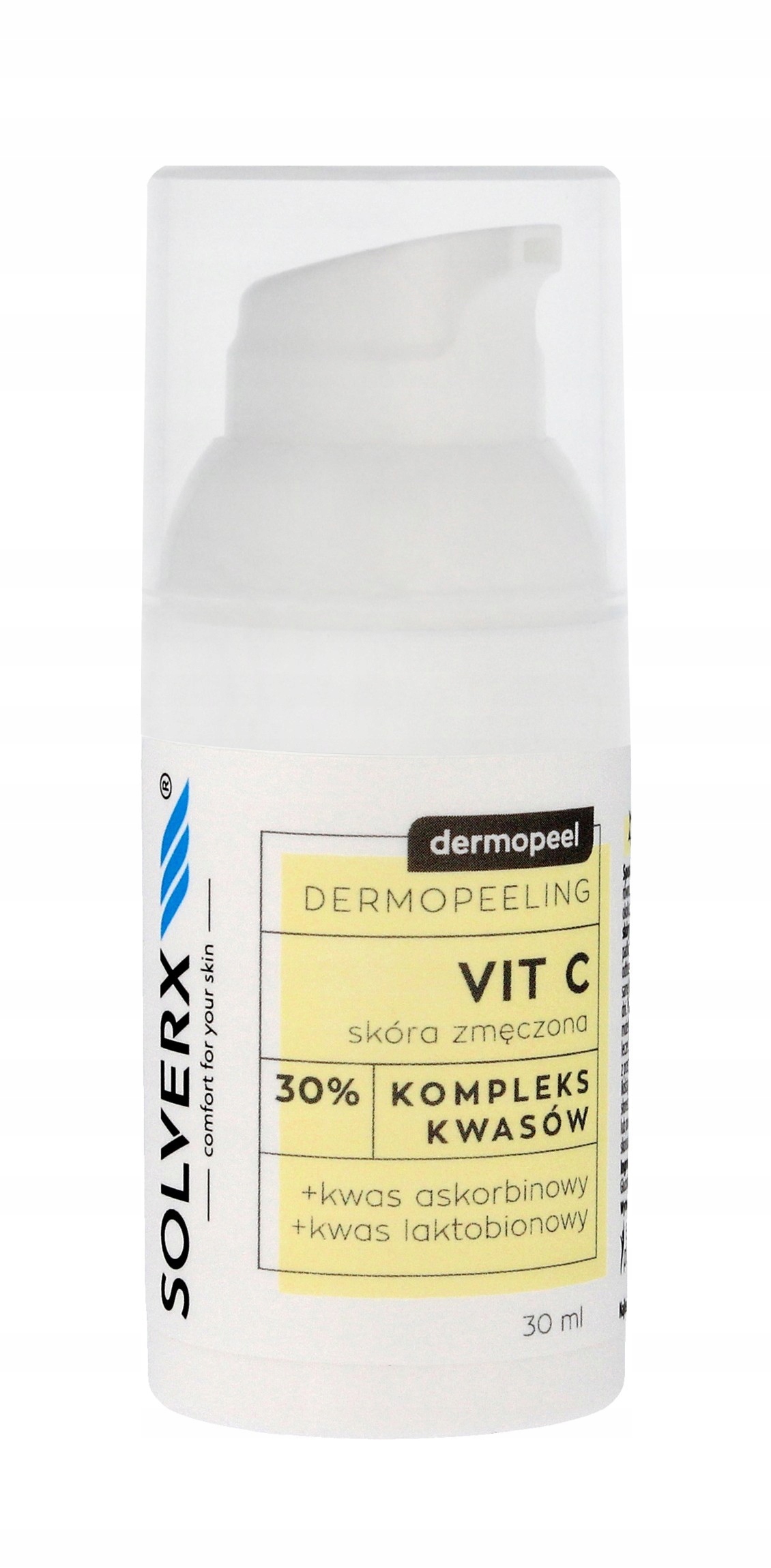 SOLVERX DERMOPEEL peeling 20% kwas askorbinowy 30m
