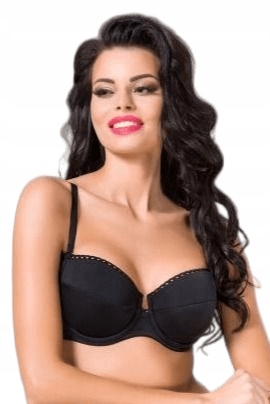 Alles Biustonosz usztywniany Elena II U 75E Czarny