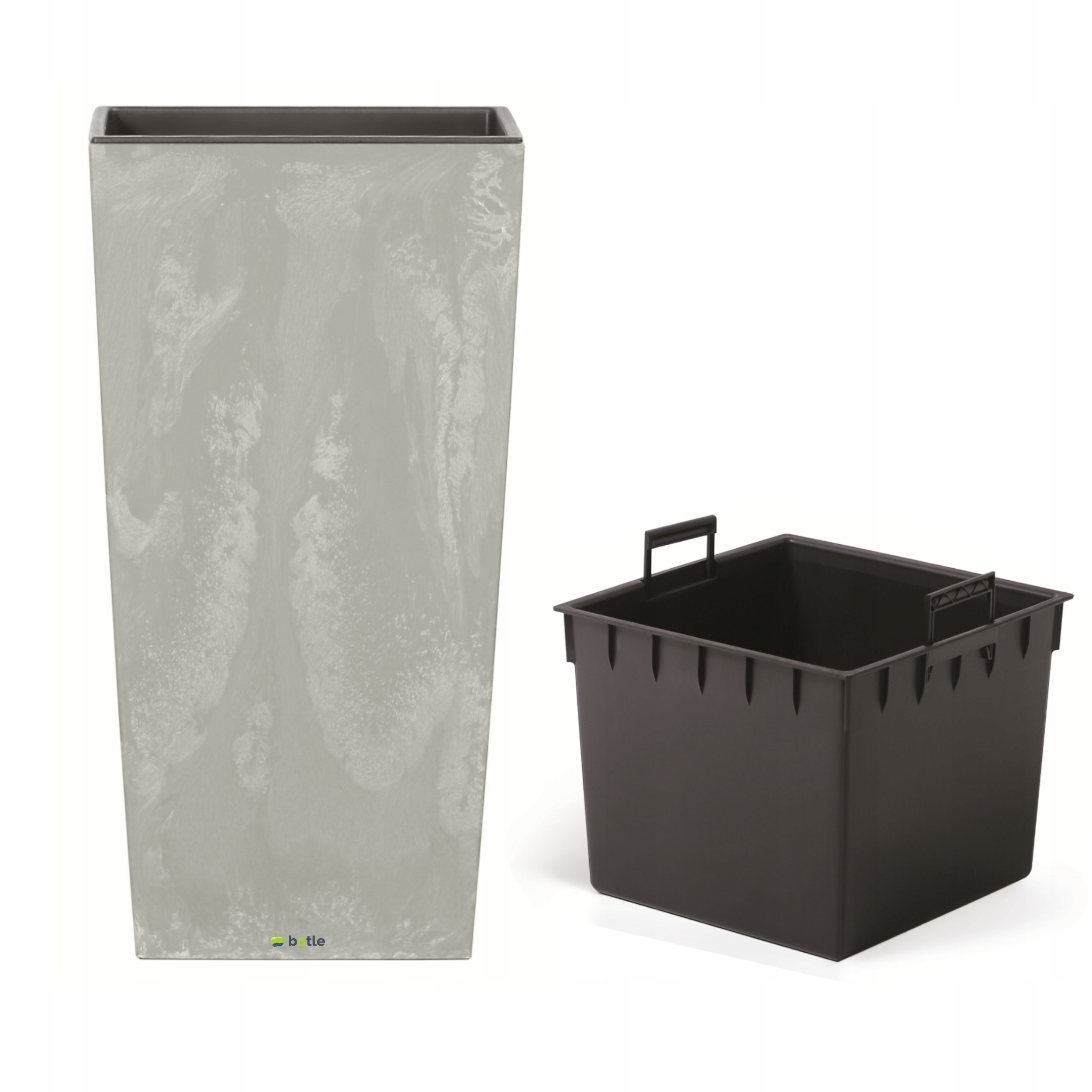 

Donica wkład wysoka 26,5x26,5x50 cm beton