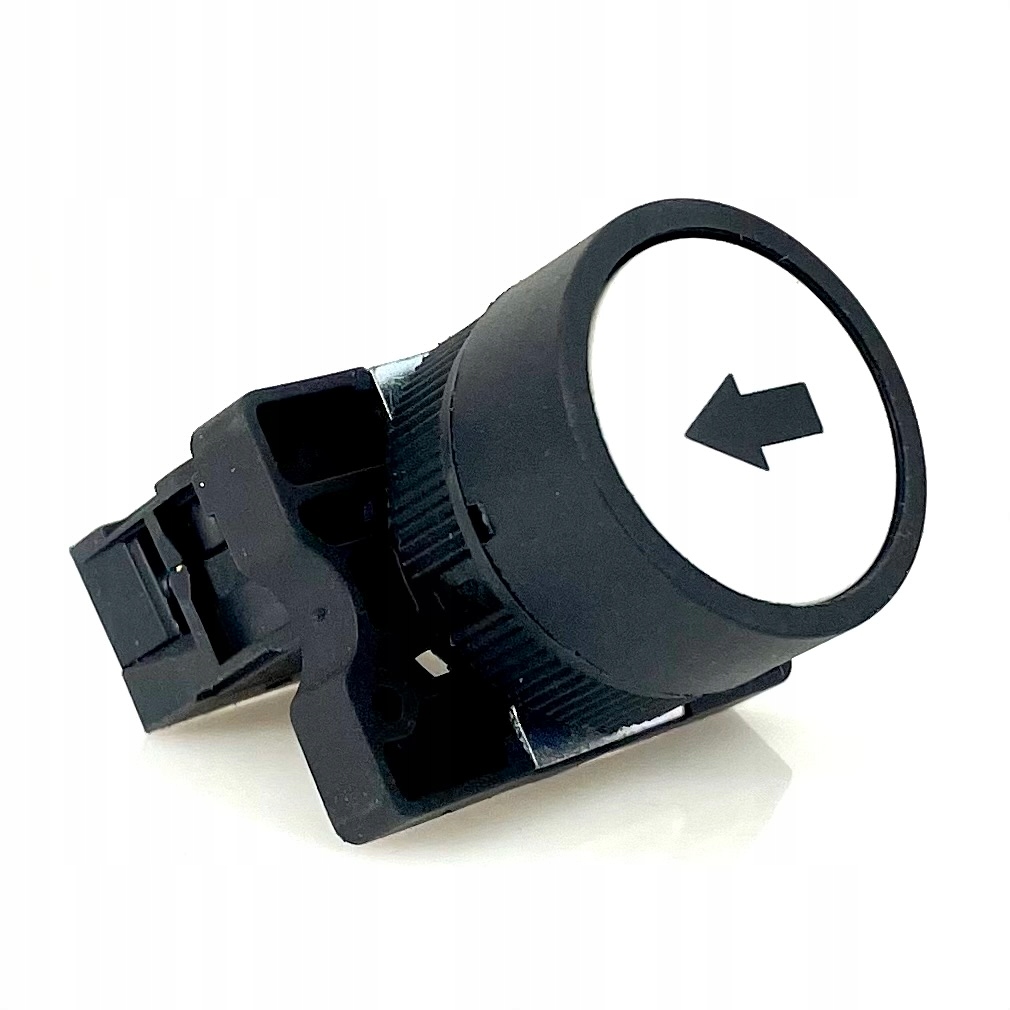 Przycisk strzałka sterowniczy biały pod otwór 22mm NO