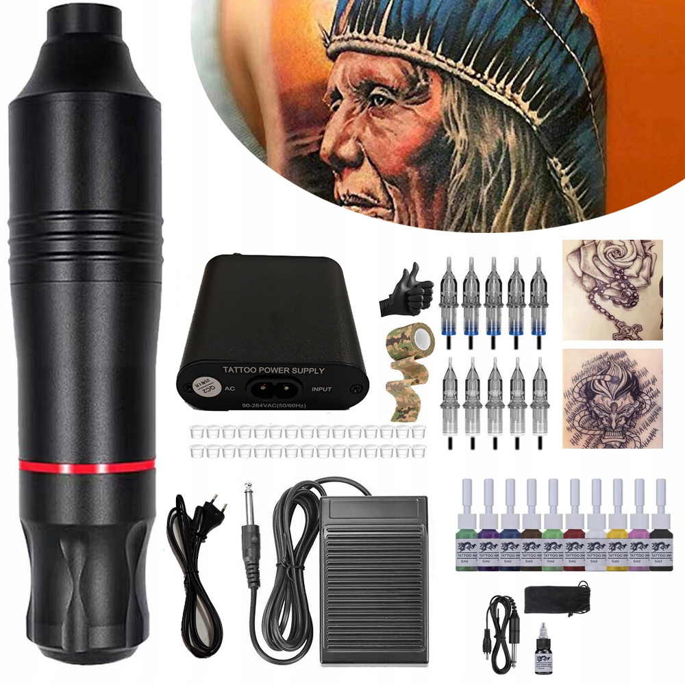 Sada Na Tetování, Otočná Sada Na Tetování Pro Profesionály