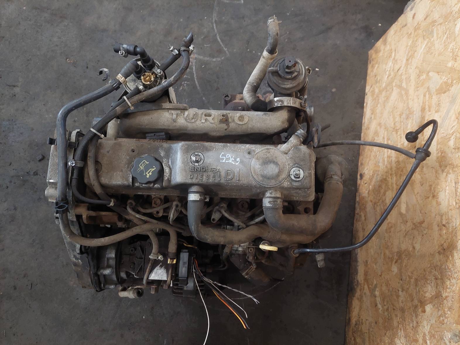 engine DIESEL + complete OSPRZET FORD FIESTA MK4 LIFT RTP/RTQ/RTN 1.8 TD
