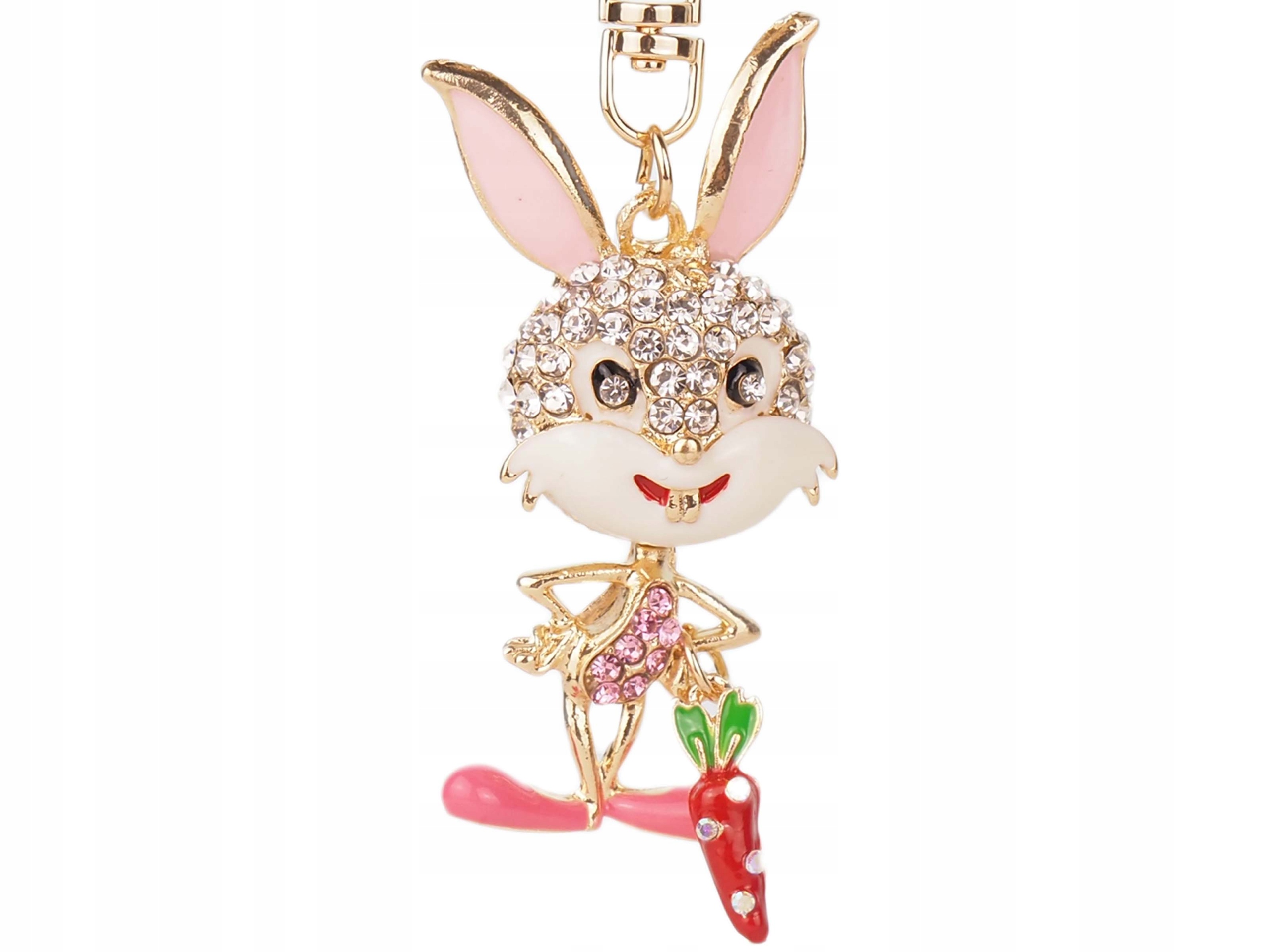 Brelok KRÓLIK Breloczek Do Kluczy RÓŻOWY KRÓLICZEK Stan opakowania zastępcze