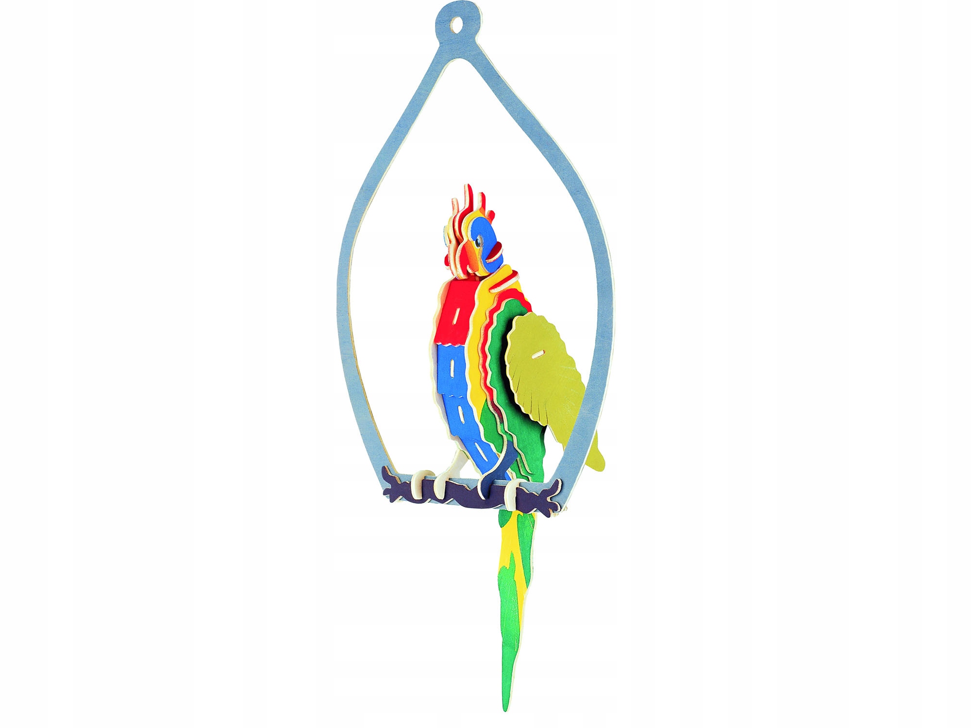 Papuga składanka drewniana puzzle 3D E040 Sea-Land