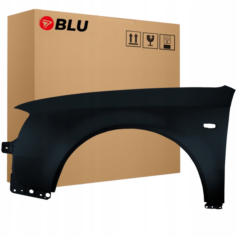 Blu Blatník Audi A6 C5 LZ9W levý černý 01-05 přední lift EbonySchwarz