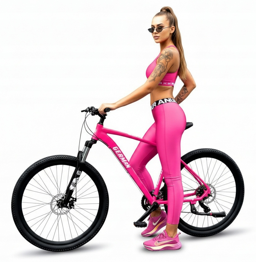 Aluminiowy Rower Górski 29 Damski Barbie Neonowy Różowy Limitowany Rama 17"