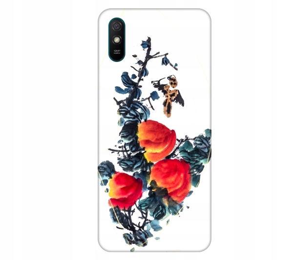 

Etui na telefon Xiaomi Redmi 9A Kwiaty akwarela ch