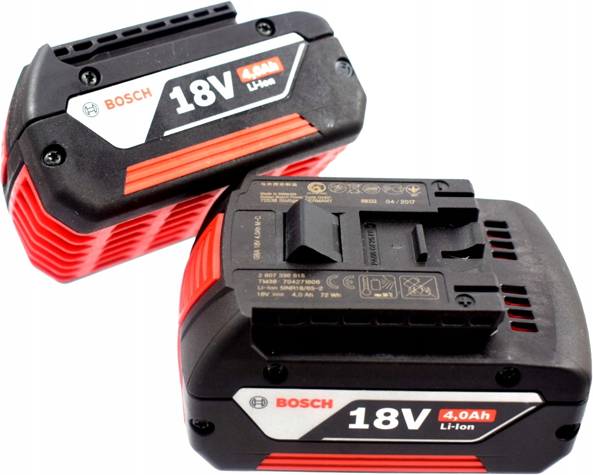 Akumulator Li-Ion BOSCH GBA 4,0 Ah 18V (1 600 Z00 038) Typ akumulatora Li-Ion