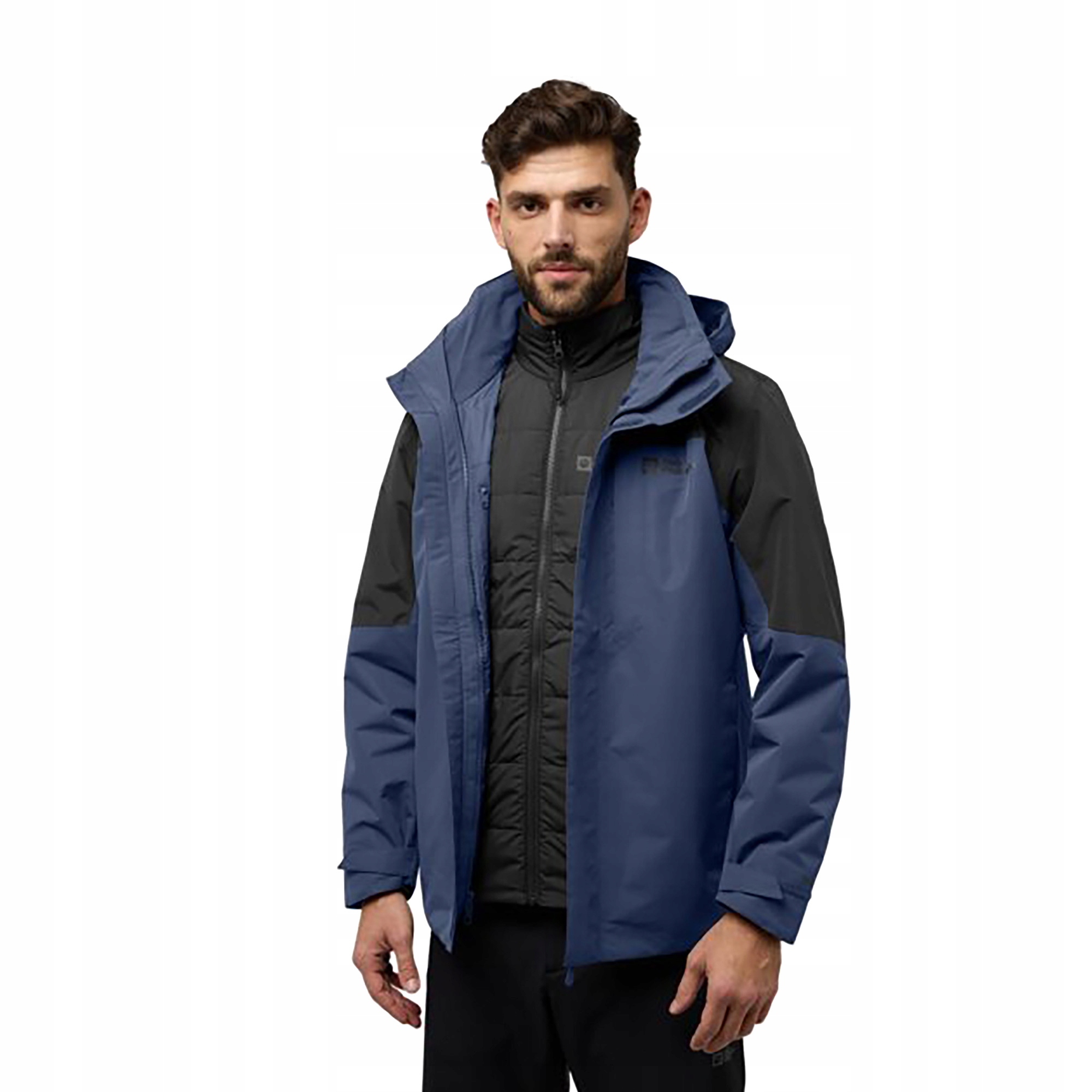 Kurtka 3w1 męska Jack Wolfskin Romberg 3In1 midnight sky L