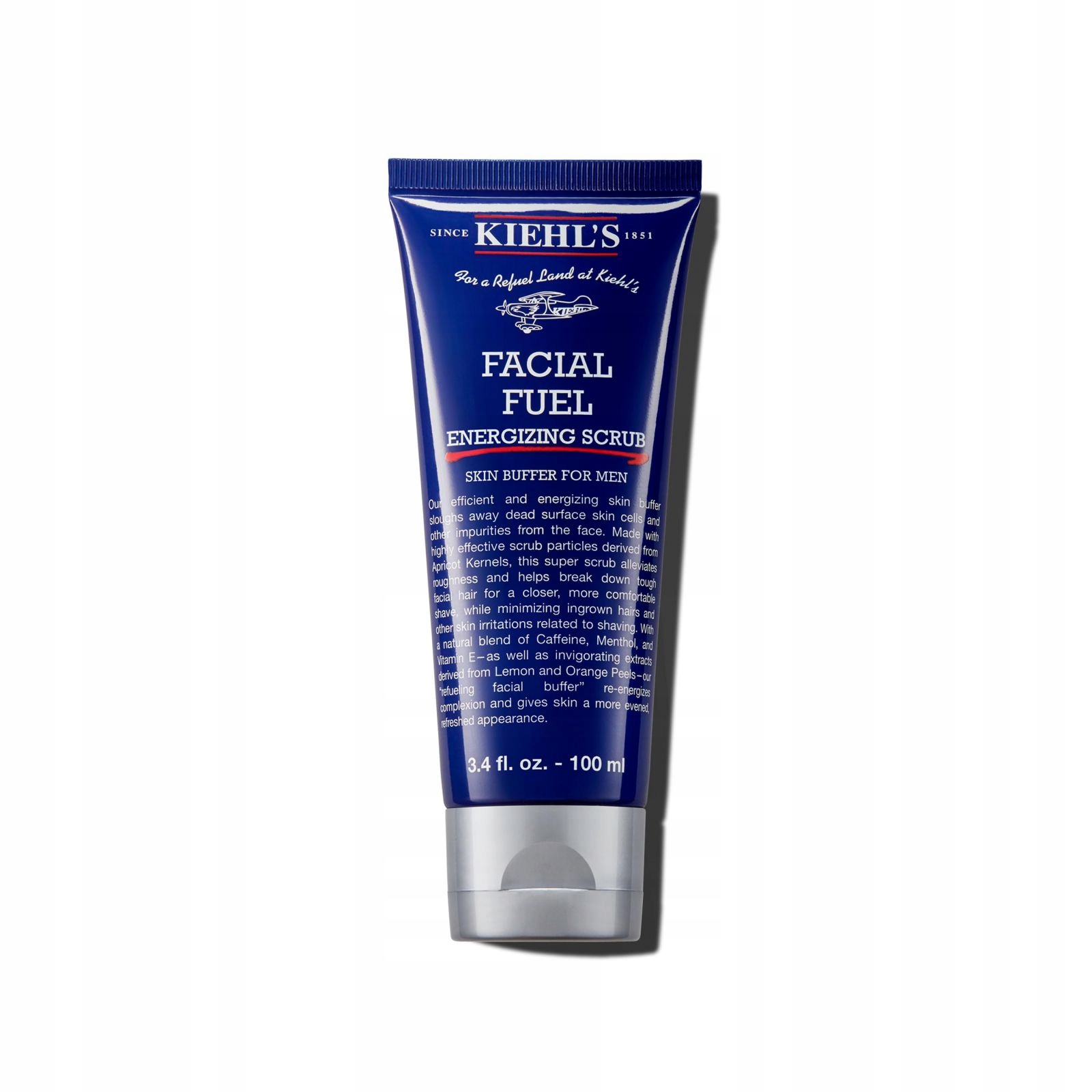 Kiehl's Facial Fuel Energizing Scrub For Men, 100 ML Energizující Pleťový Peeling Pro Muže, 100 ML