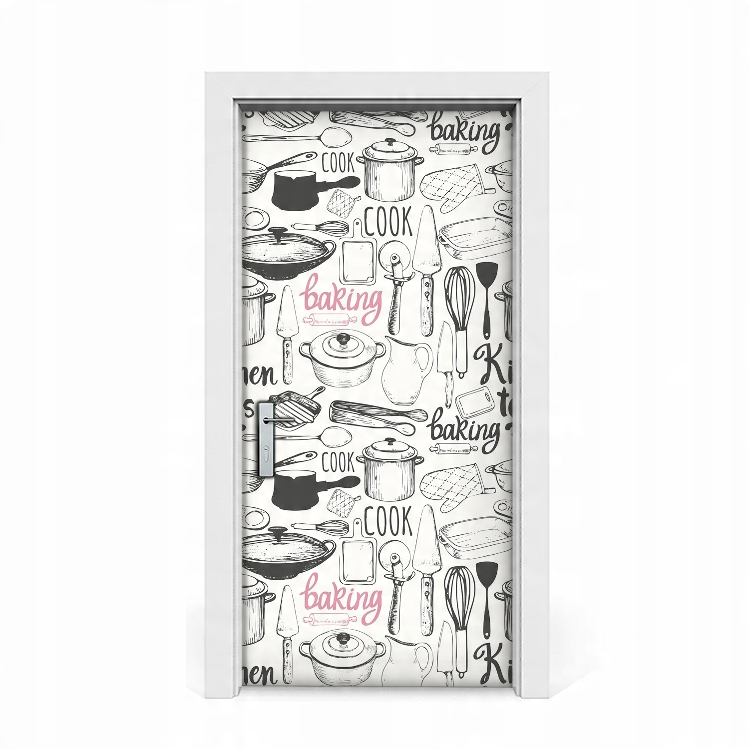 

Naklejka na drzwi okleina Kuchenne motywy 95x205