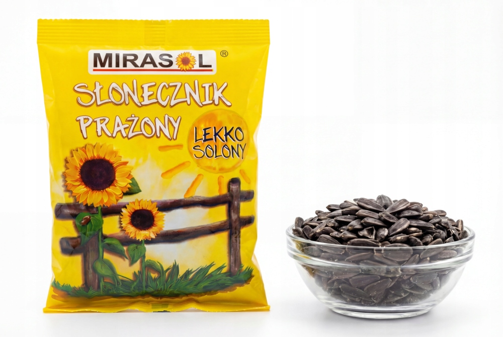 Levně Slunečnicová semínka Mirasol 190 g, tmavé zrno