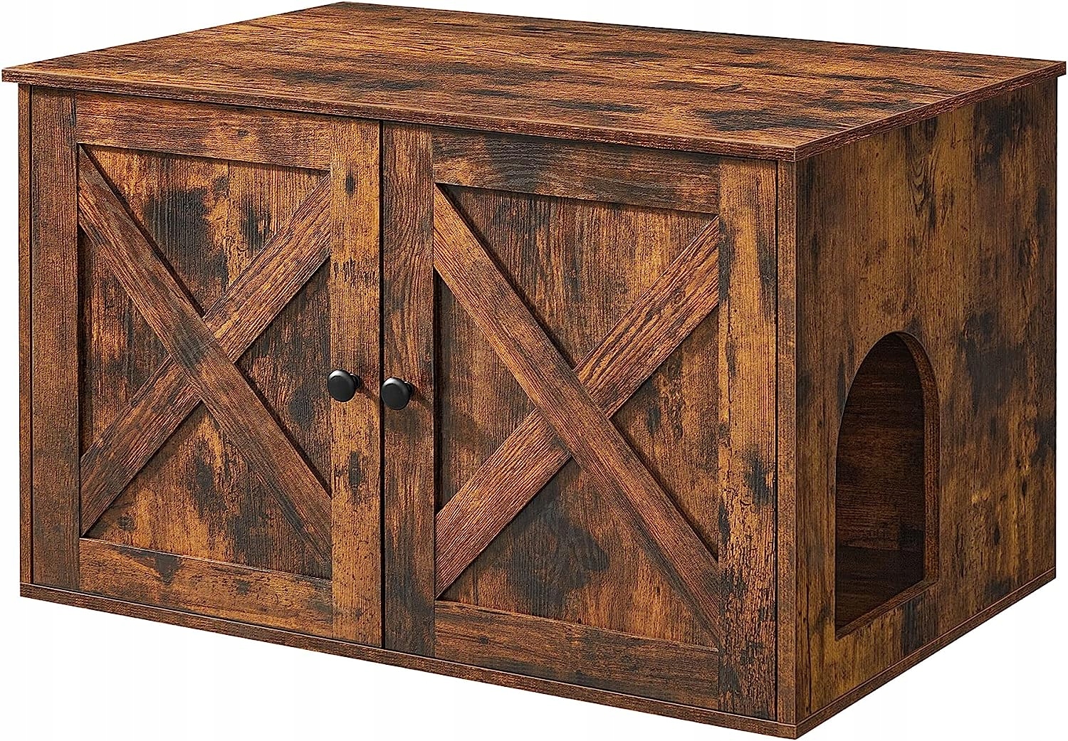 Levně Kočičí toaleta Vasagle Vous hnědá