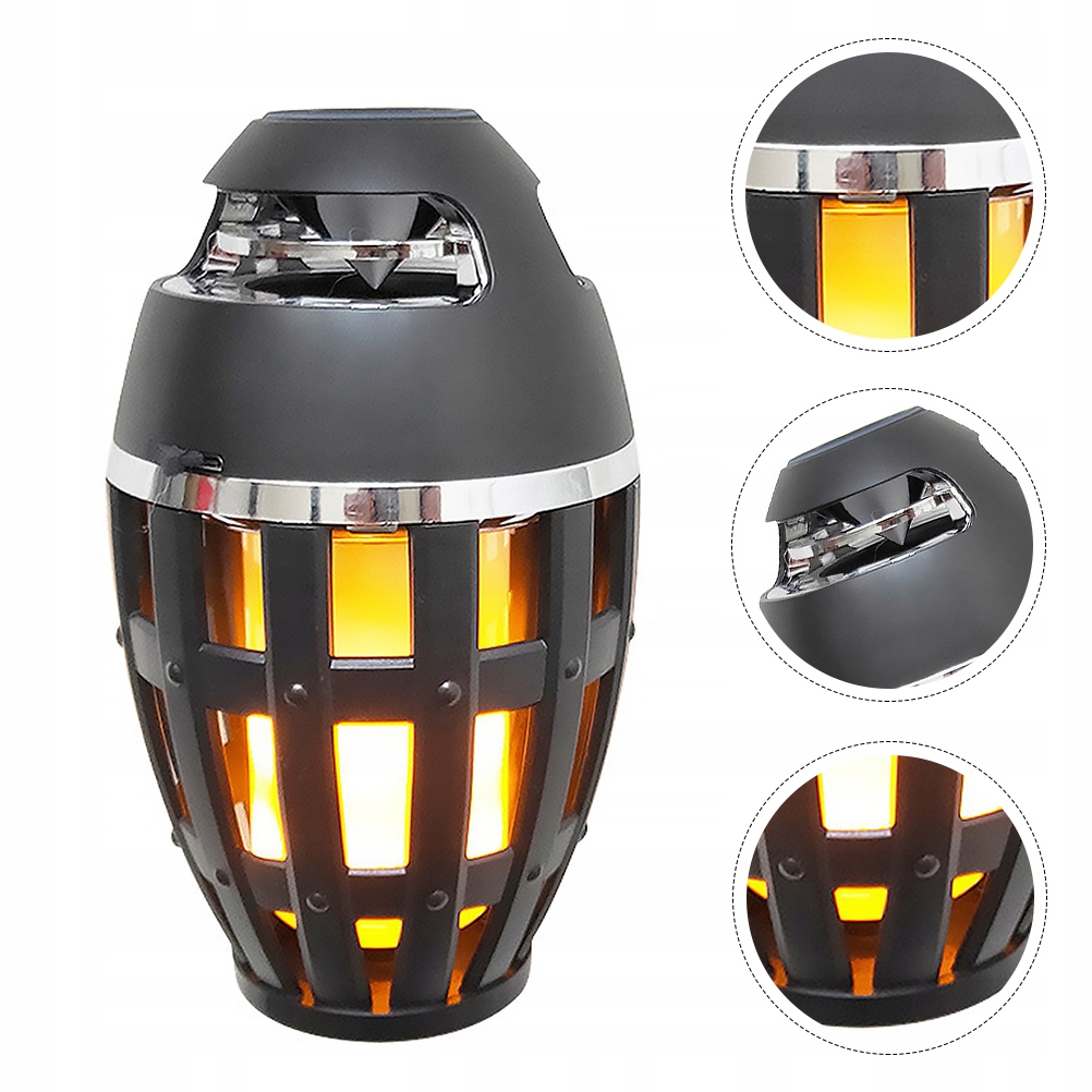 LAMPA STOŁOWA LED LAMPA NOCNA GŁOŚNIK FLAME GŁOŚNIKI Marka bez marki