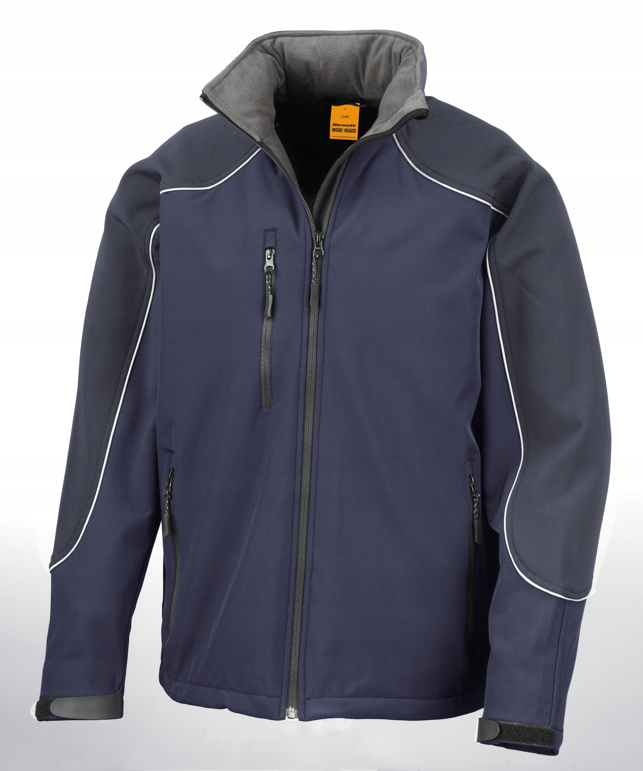 Pánská softshellová bunda vyztužená tmavě modrou barvou vel. 2XL