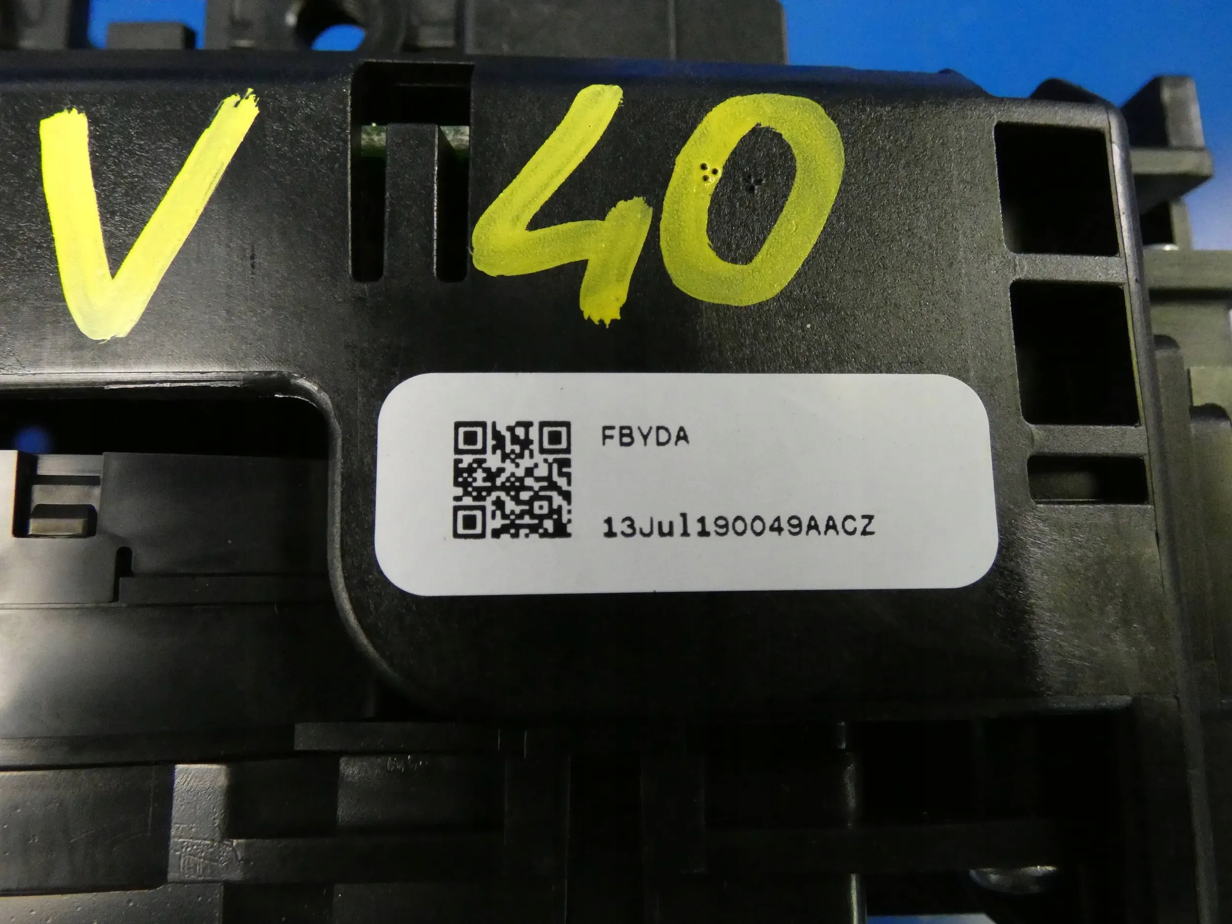 VOLVO V40 II DEVIO LUCI TERGICRISTALLO TERGI ANELLO airbag VOLANTE airbag DEVIO LUCI DEVIO